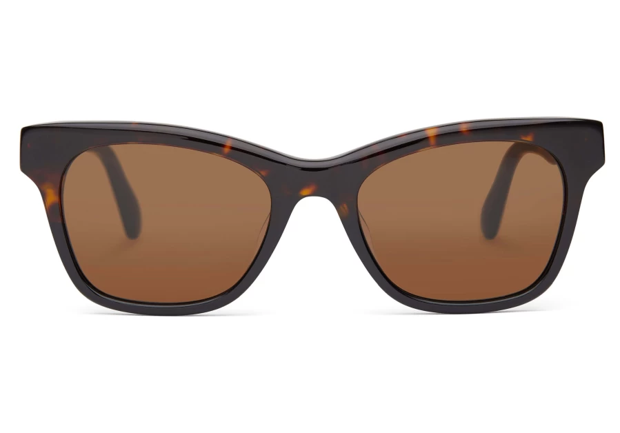 TOMS Margot Tortoise Brown Handcrafted Sunglasses – Fade Style Vintage Eyewear