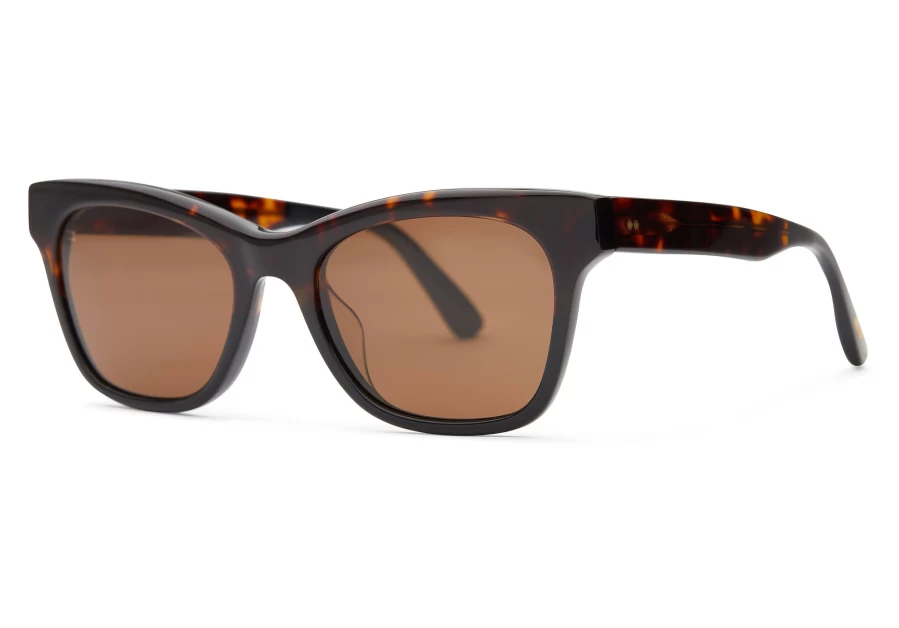 TOMS Margot Tortoise Brown Handcrafted Sunglasses – Fade Style Vintage Eyewear