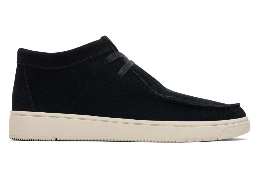 TOMS Trvl Lite Moc Chukka Sneaker Boot - Black Casual Shoes for Men & Women