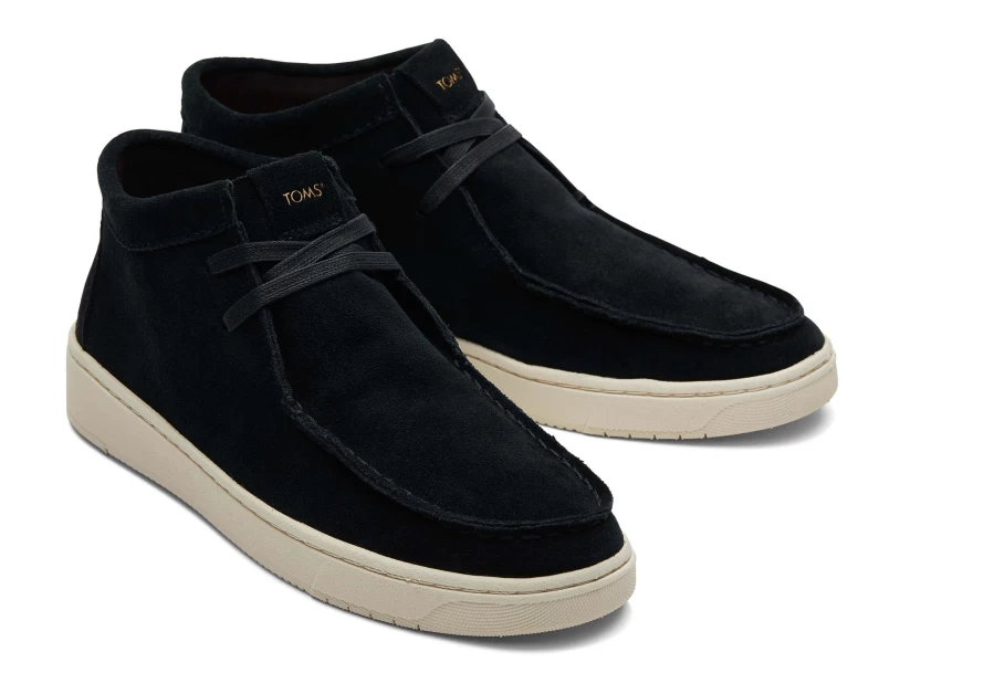 TOMS Trvl Lite Moc Chukka Sneaker Boot - Black Casual Shoes for Men & Women