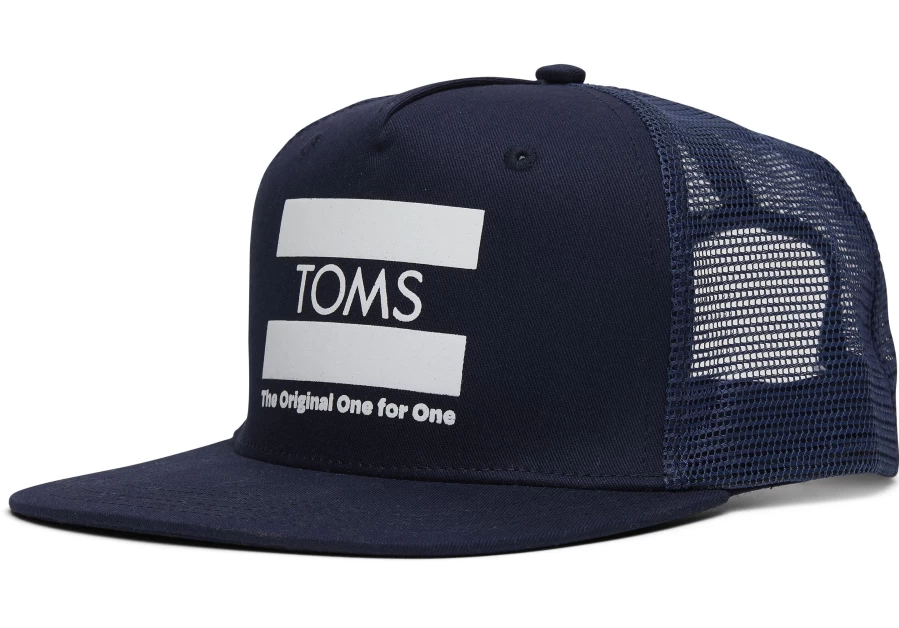TOMS Original One For One Trucker Hat - Adjustable Snapback Cap for Men & Women