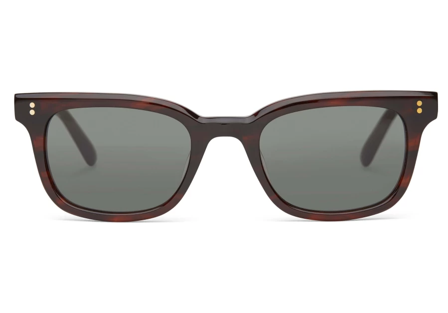 TOMS Brown & Grey Handcrafted Caramel Striated Sunglasses – Ashtyn Style