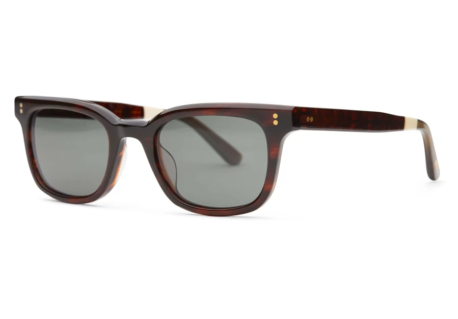TOMS Brown & Grey Handcrafted Caramel Striated Sunglasses – Ashtyn Style