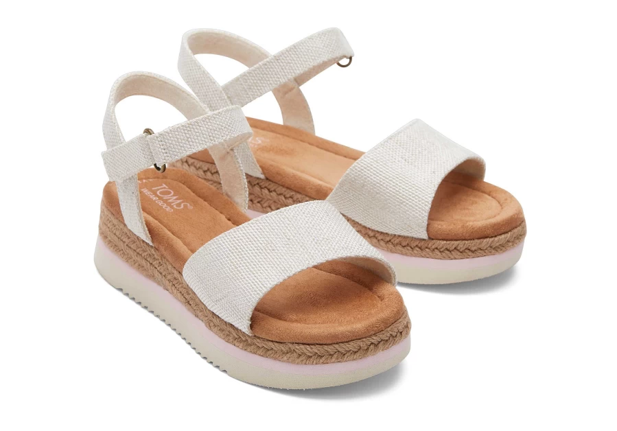TOMS Youth Diana Kids Shoes in Natural | Comfortable & Stylish Casual Footwear