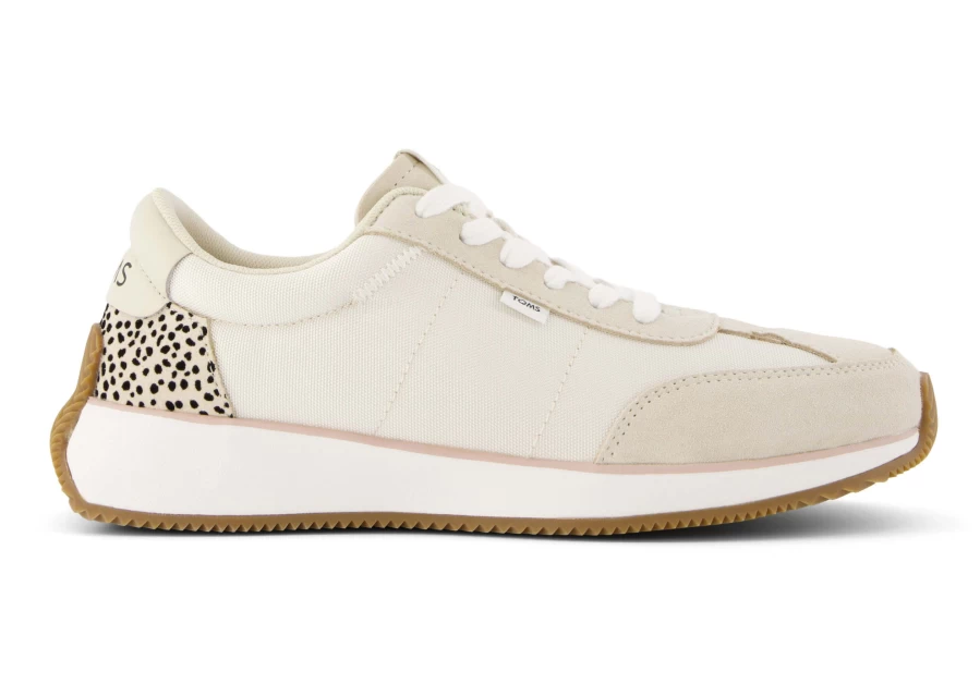 TOMS Wyndon Natural Mini Cheetah Jogger Sneaker for Comfort & Style