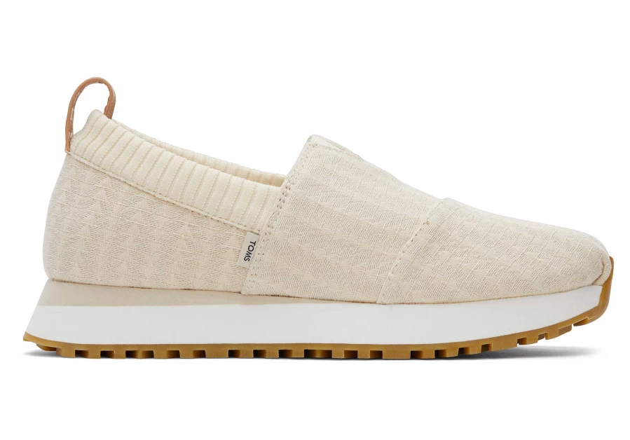 TOMS Resident 2.0 Triangle Natural Woven Sneakers for Men and Women