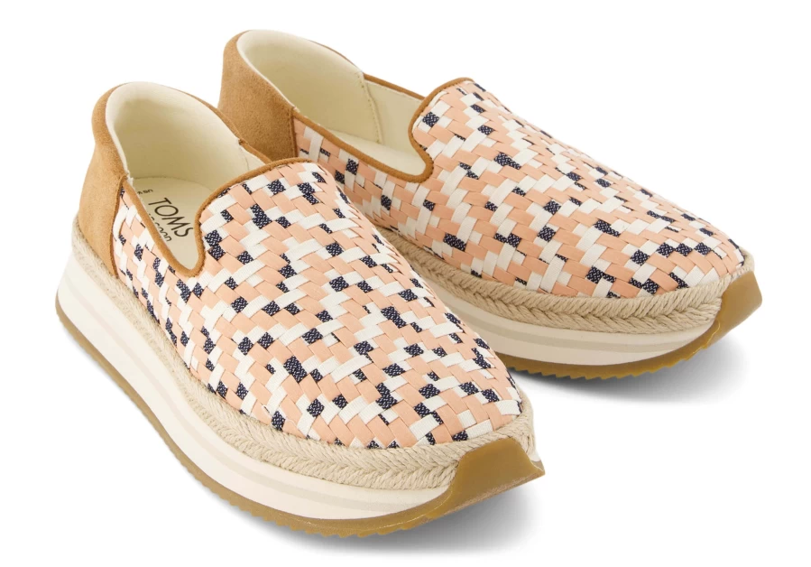 TOMS Women's Denim Honey Espadrille Sneakers - Jocelyn Tan Style Comfort Casual Shoes