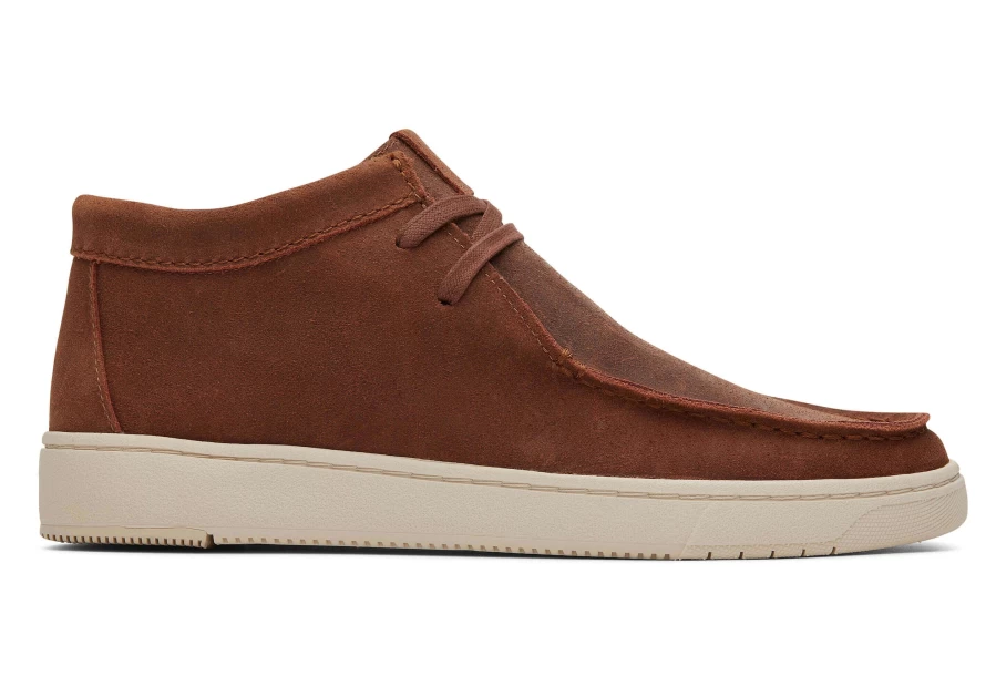 TOMS Trvl Lite Moc Chukka Coffee Brown Casual Sneaker Boot for Men
