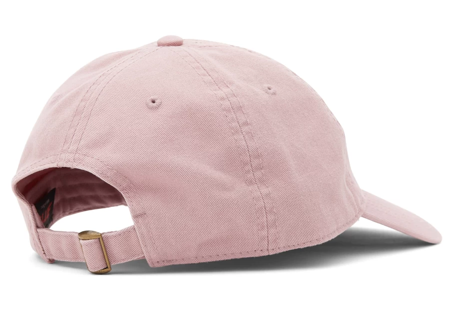 TOMS Dusty Rose Embroidered Logo Dad Cap - Adjustable Cotton Baseball Hat