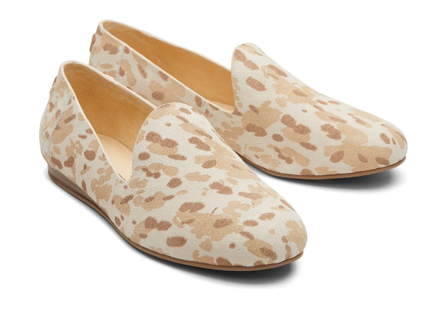 TOMS Darcy Flat Honey Beige Women's Comfortable Slip-On Shoes
