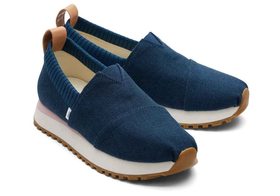 TOMS Resident 2.0 Majolica Blue Heritage Canvas Sneakers for Men & Women
