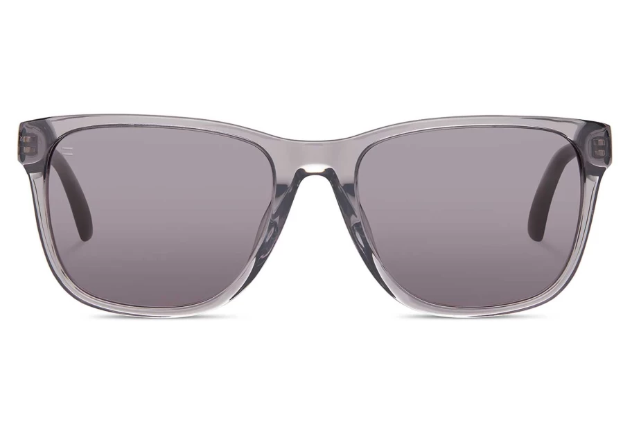 TOMS Austin Grey Handcrafted Wooden Sunglasses – Eco-Friendly & Stylish Shades