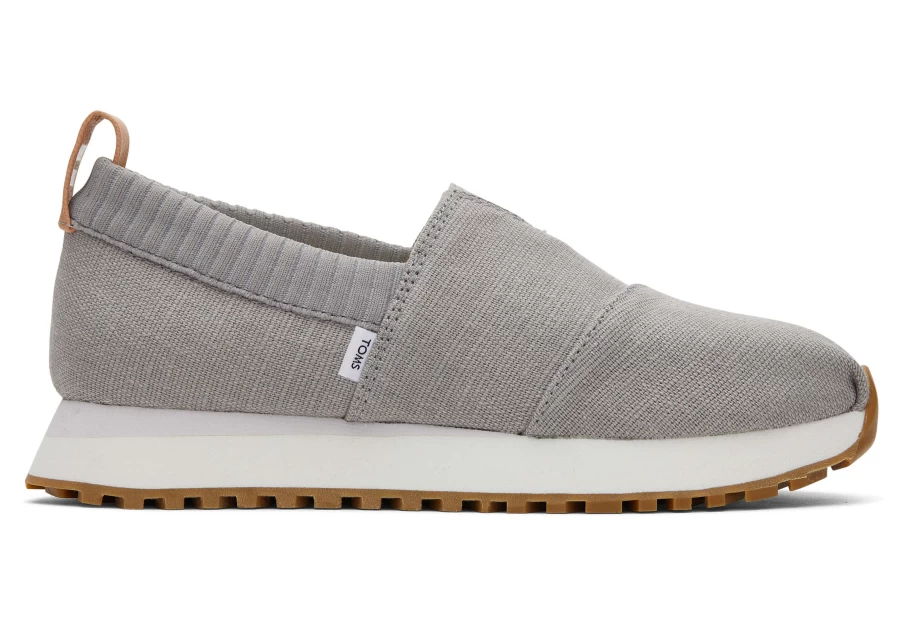 TOMS Resident 2.0 Heritage Canvas Sneakers in Drizzle Grey | Comfortable Casual Shoes