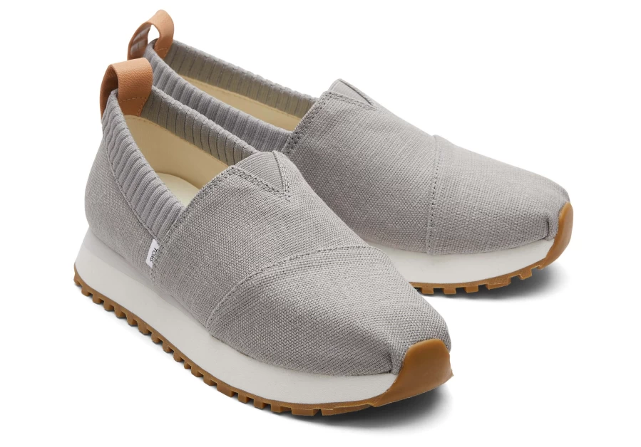 TOMS Resident 2.0 Heritage Canvas Sneakers in Drizzle Grey | Comfortable Casual Shoes