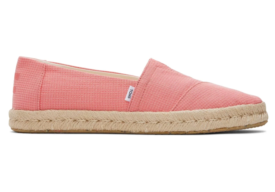 TOMS Women's Shell Pink Alpargata Rope 2.0 Espadrille Shoes