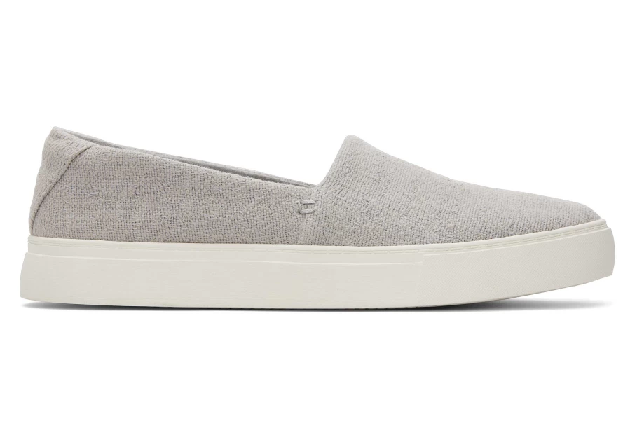 TOMS Kameron Slip-On Sneakers in Drizzle Grey - Comfortable Casual Shoes