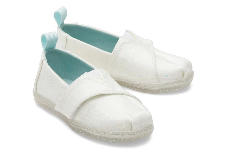 TOMS Confetti Glitter Alpargata Shoes for Toddlers - Sparkly Comfort for Kids