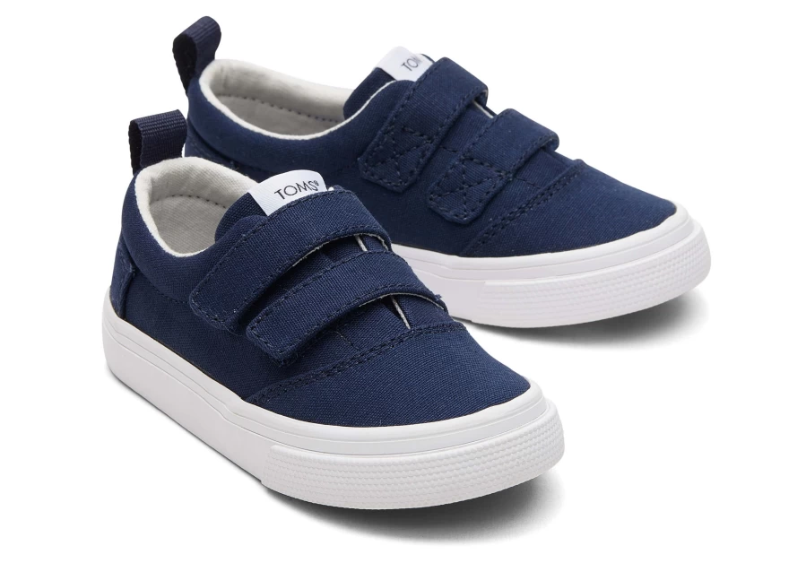 TOMS Navy Double Strap Sneakers - Fenix Comfortable Casual Shoes for Men & Women