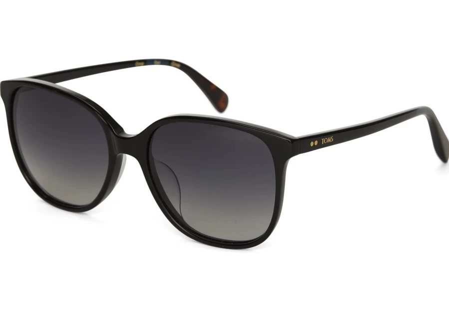 TOMS Black-Grey Gradient Polarized Handcrafted Sunglasses – Sandela Style