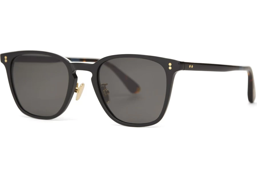 TOMS Shiny Black-Dark Grey Handcrafted Sunglasses – Emerson Style