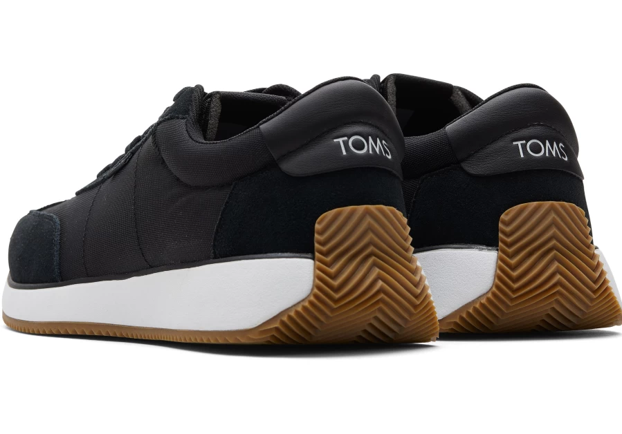 TOMS Men's Black Wyndon Jogger Sneaker - Comfortable Casual Walking Shoes
