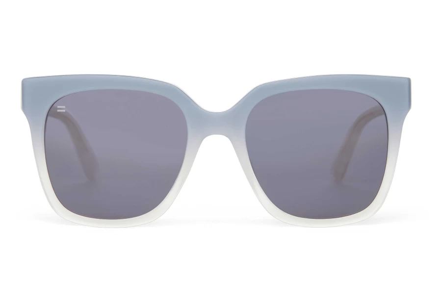 TOMS Handcrafted Blue Fade Grey Sunglasses – Natasha Chalky Style