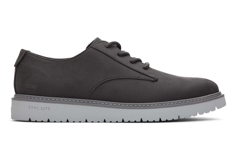 TOMS Forged Iron Waxed Canvas Navi Trvl Lite Dress Shoes for Men