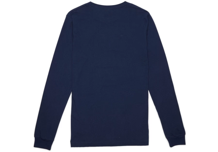 TOMS Men's Long Sleeve Crew Neck T-Shirt with Logo - Casual Comfort Fit Top