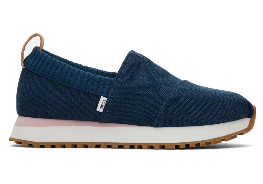 TOMS Resident 2.0 Majolica Blue Heritage Canvas Sneakers for Men & Women