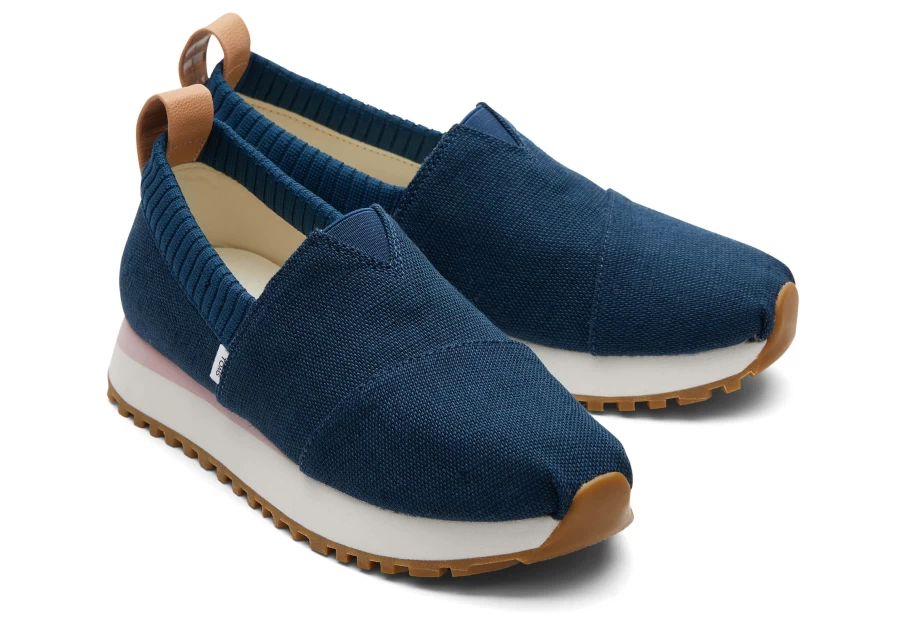 TOMS Resident 2.0 Majolica Blue Heritage Canvas Sneakers for Men & Women