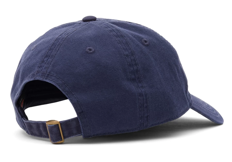 TOMS Navy Blue Embroidered Logo Dad Hat for Men and Women