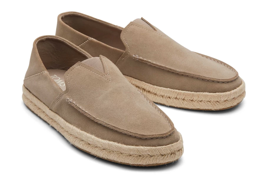 TOMS Dune Suede Rope Loafer - Alonso Casual Slip-On Shoes for Men & Women