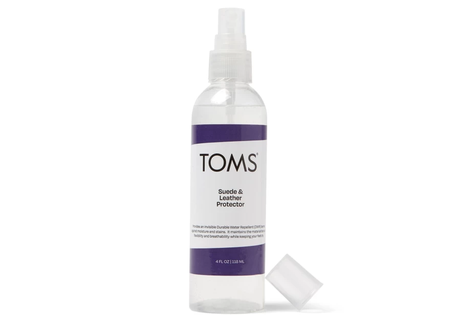 TOMS Black Suede & Leather Protector - Waterproof Spray for Shoes & Bags