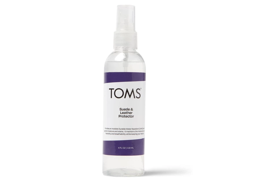 TOMS Black Suede & Leather Protector - Waterproof Spray for Shoes & Bags