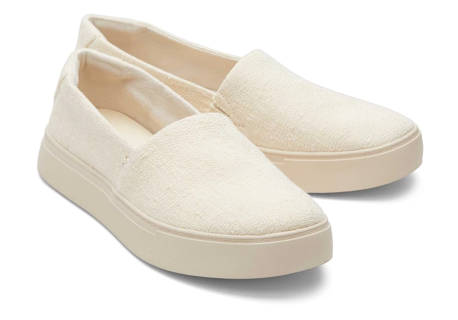 TOMS Natural Kameron Slip-On Comfort Sneakers for Men and Women