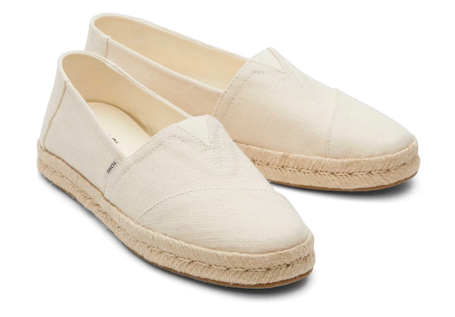 TOMS Natural Alpargata Rope 2.0 Recycled Cotton Espadrille Shoes