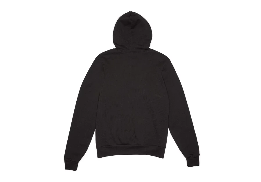 TOMS Black Striped Fleece Hoodie for Men & Women - Cozy Pullover with Classic Design